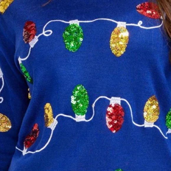 TIPSY ELVES WOMEN’S XS UGLY CHRISTMAS SWEATER CHRISTMAS SWEATER NWOT - Picture 3 of 4